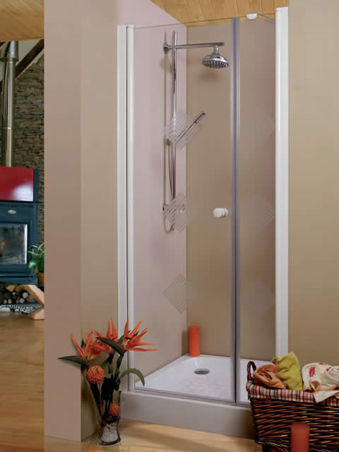 mampara frontal puerta y fijo