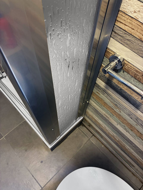 plegable en plata vista fuera