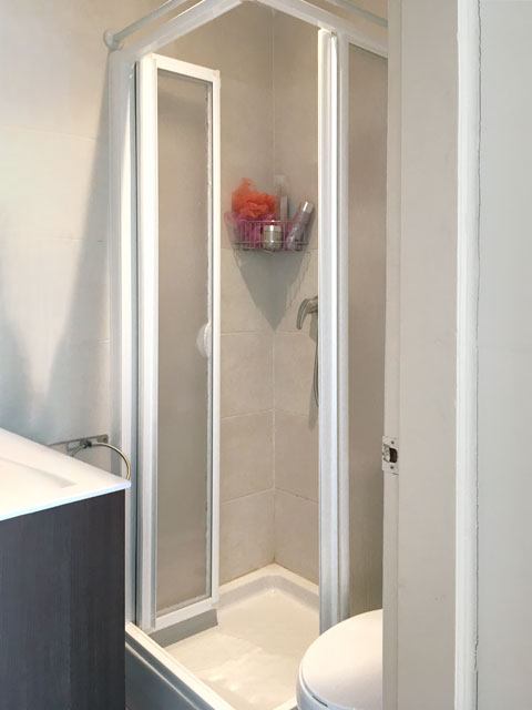 mampara recien montada