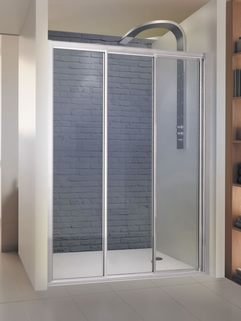 mampara plata brillo