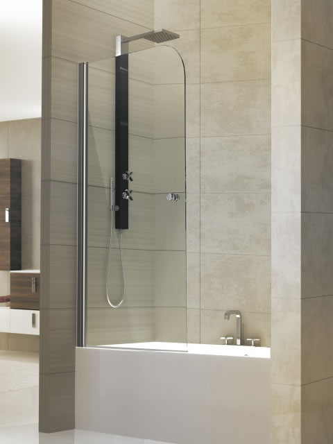 mampara una hoja abatible