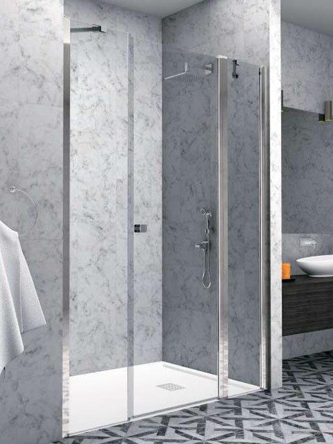 frontal 2 fijos y 1 puerta abatible central