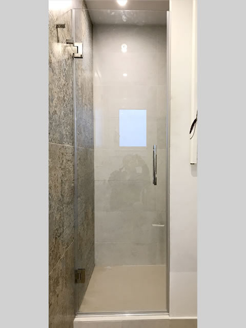 Frontal ducha o bañera 2 hojas abatibles
