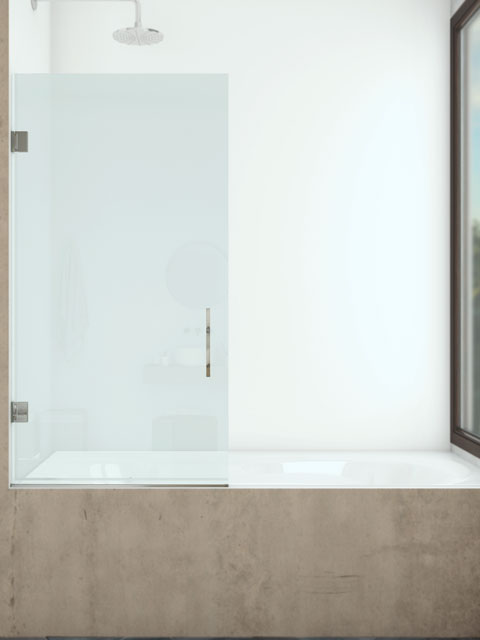 Mampara de bañera una hoja abatible