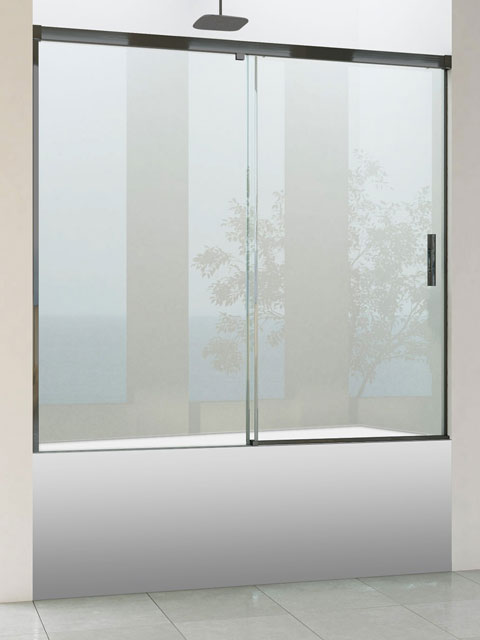 De bañera en perfil negro