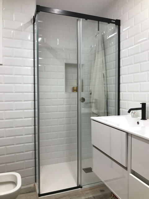 en lacado negro abierta