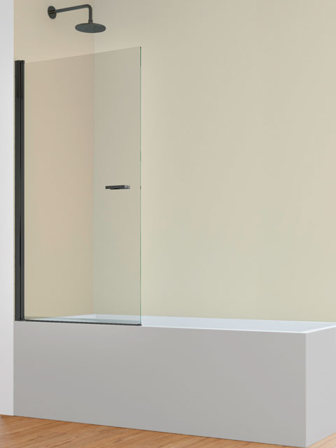 una hoja en negro cogida a la izquierda