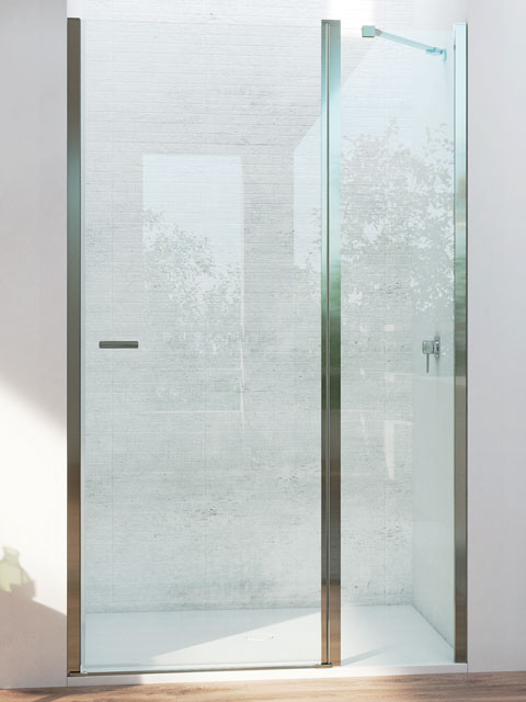 fijo y hoja abatible con perfil imán