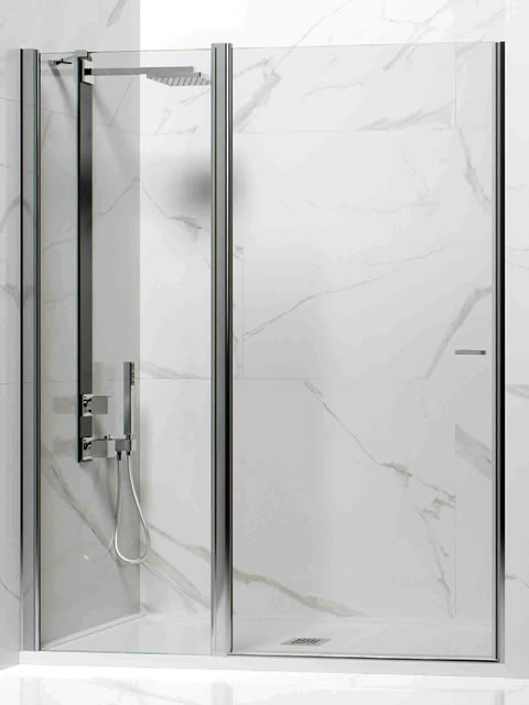 fijo y hoja abatible con perfil imán