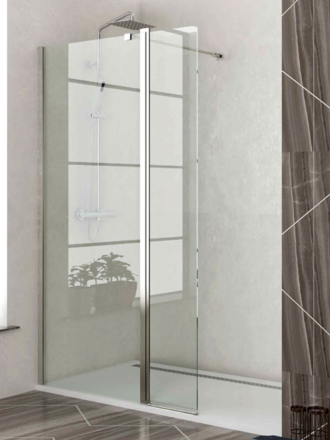 Fijo + 1 hoja en cristal transparente